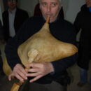 Laz musician Birol Topaloglu playing the tulum bagpipe
