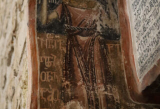 Fresco of John the Laz in Jerusalem