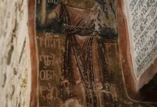 Fresco of John the Laz in Jerusalem
