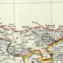 1861 map of the eastern Black Sea and Transcaucasia