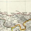 1861 map of the eastern Black Sea and Transcaucasia