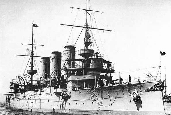The Ottoman cruiser Hamidiye