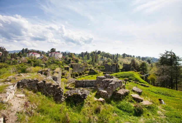 Ruins of the Petra fortress in Lazica