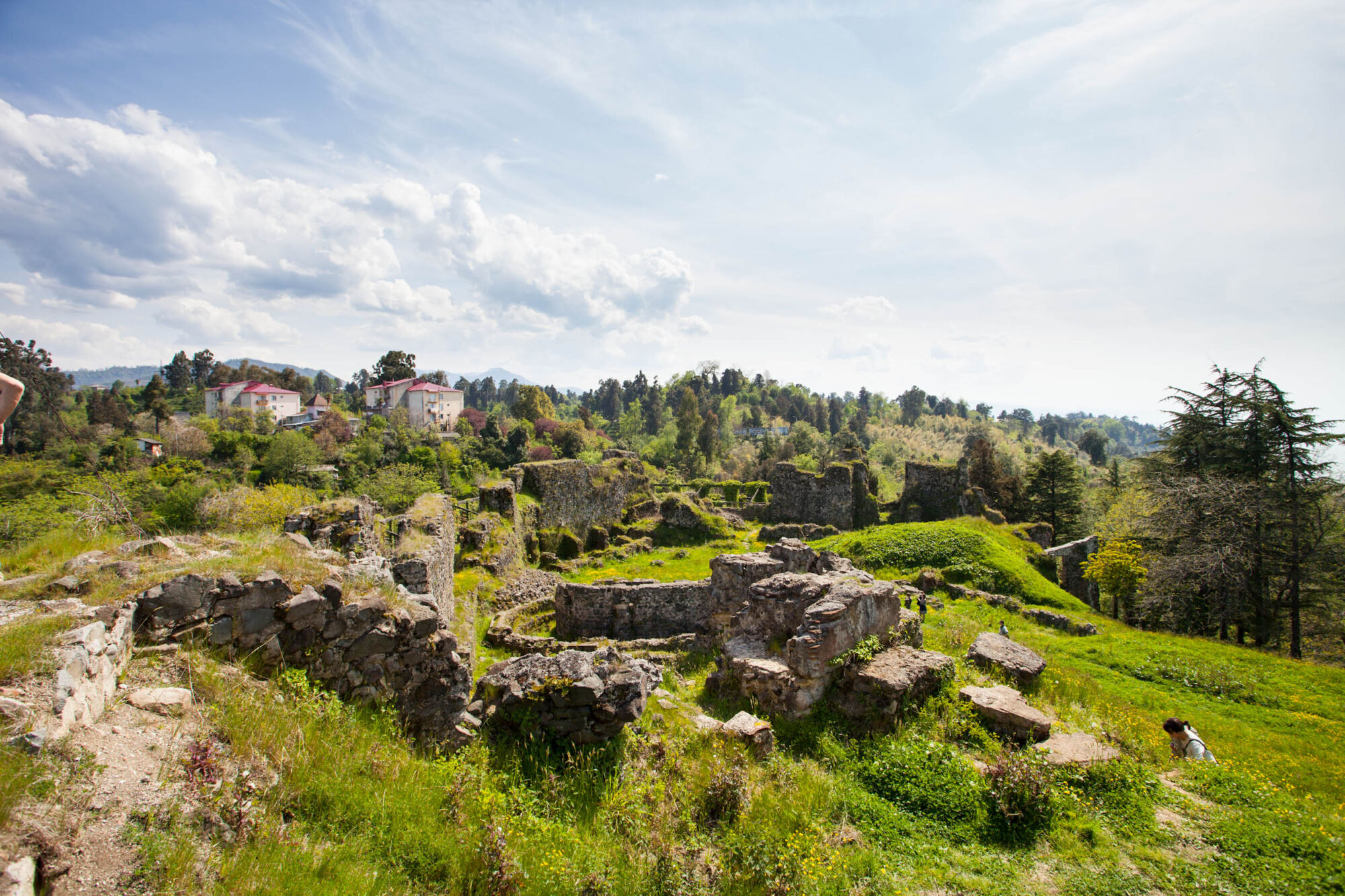 Ruins of the Petra fortress in Lazica
